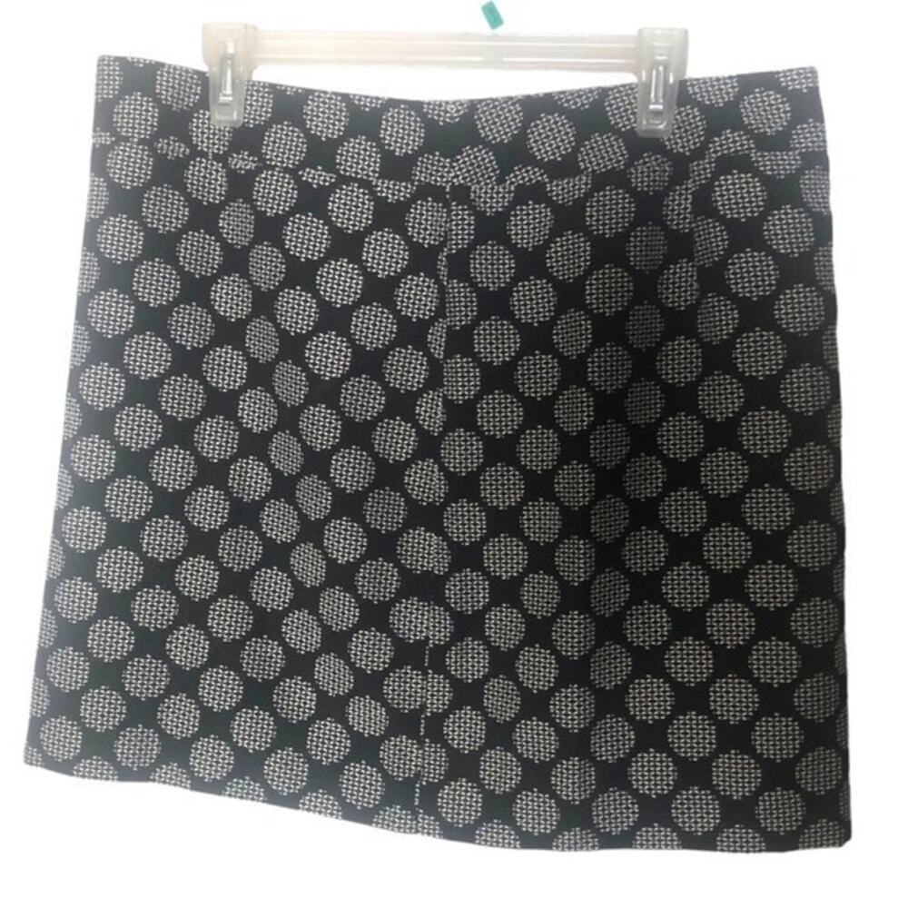 Ann Taylor Loft‎ Womens Black & White Classy Mini Skirt Size 12